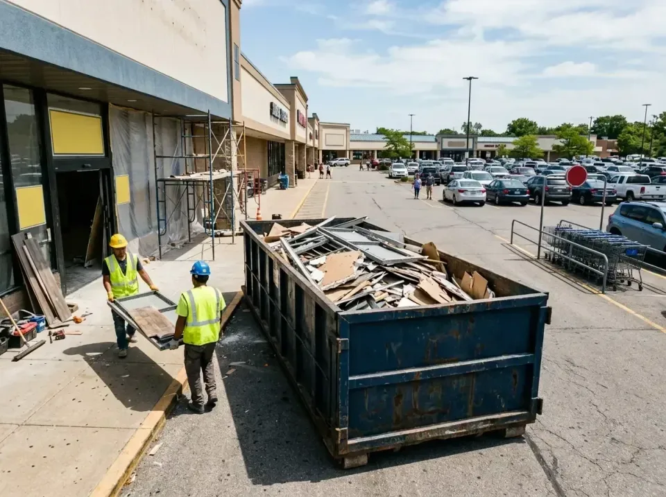retail-store-renovation-debris-003 — frequently asked questions, Roll-off Dumpster Rentals in Novi, MI
